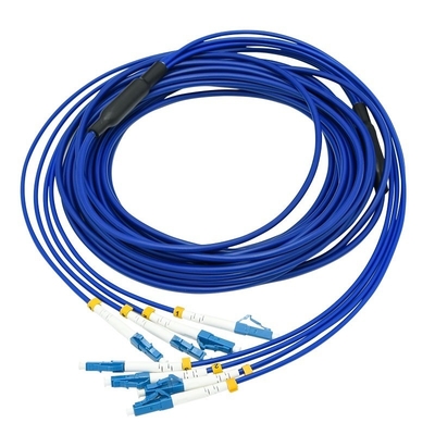 Mua 4 lõi bọc thép sợi quang patch cáp LC LC đơn chế độ G652D 3m bọc thép Fiber Jumper sản xuất trực tuyến