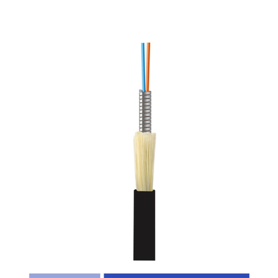 Mua 12 Cáp quang sợi bọc thép đơn chế độ G652D LSZH Jacket cho trong nhà ngoài trời sản xuất trực tuyến