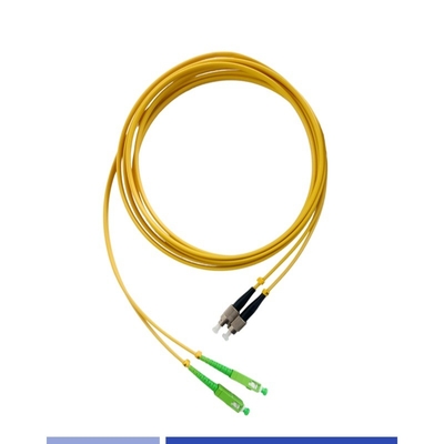 Mua 3m Fiber Optic Patch Cord SC/APC-FC/UPC Duplex LSZH Cáp vá chế độ đơn Tốc độ cao sản xuất trực tuyến