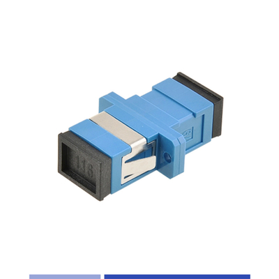 Mua Fiber Optic Adapter Single-mode SC/UPC Simplex Optical Coupler với sợi lót màu xanh sản xuất trực tuyến