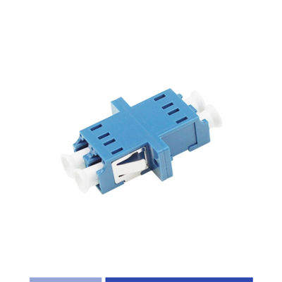 Mua Duplex LC UPC Fiber Connector SingleMode Plastic Housing với Flange Blue sản xuất trực tuyến
