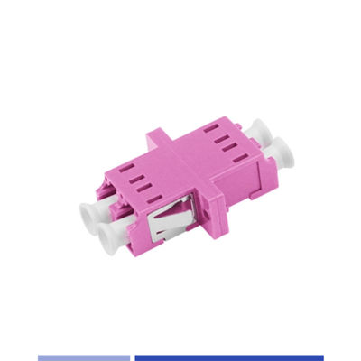 Mua OM4 LC UPC Duplex Connector hiệu suất cao linh hoạt với Flange Magenta sản xuất trực tuyến