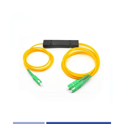 Mua Độ chính xác cao 1x2 PLC Fiber Splitter ABS Module SC/APC Singlemode 2.0mm sản xuất trực tuyến
