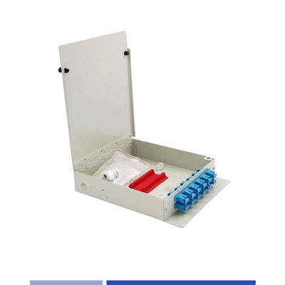 Mua Hộp Phân Phối Sợi Quang 12 Cổng với Kết Cấu Thép Cán Lạnh cho Ứng Dụng Gắn Tường sản xuất trực tuyến