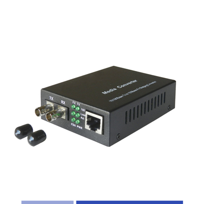 Mua Bộ chuyển đổi truyền thông sợi 10/100Mbps Mô hình đơn SMF 1310nm Bộ chuyển đổi hai ST 20KM sản xuất trực tuyến