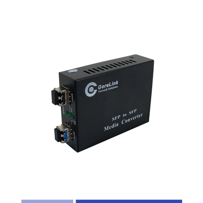 Mua SFP đến SFP Fiber Media Converter Loaded 1.25G SFP module Single-mode SMF 1310nm Dual SFP module sản xuất trực tuyến