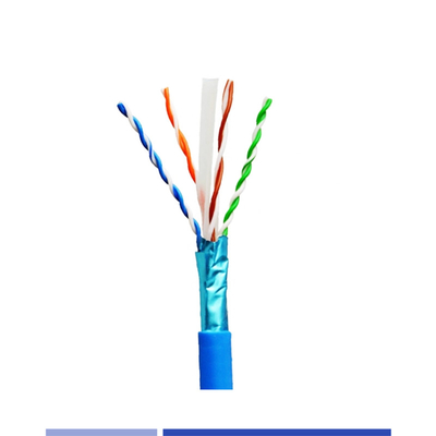 Mua F/UTP 23AWG Cat6 Cable Solid Copper 4 Pair PVC Jacket Blue 305Mtr sản xuất trực tuyến