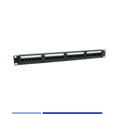 Mua Không được bảo vệ Cat6 24 Port Patch Panel 1U Rack gắn với bộ quản lý cáp sản xuất trực tuyến