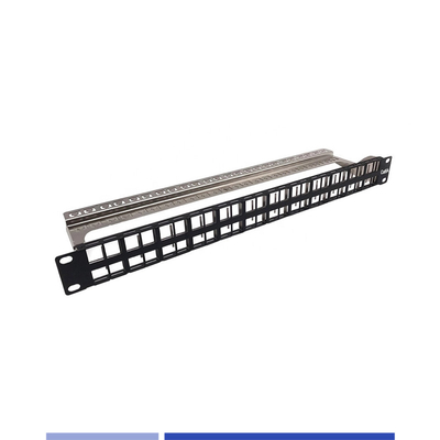 Mua 1U 48 Port Modular Patch Panel được bảo vệ cho Jack Cat.6/Cat6A sản xuất trực tuyến