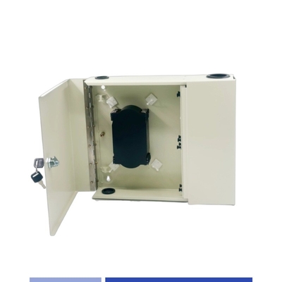 Mua 24 Port Fiber Wall Box Thiết kế nội thất cho LC / SC Adapter 24 Core Fiber lồng với cửa hai không tải sản xuất trực tuyến
