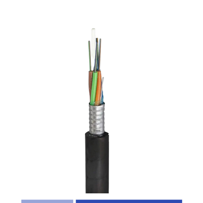 Mua 48 lõi ngoài trời cáp quang sợi đơn chế độ 9/125um bọc thép PE GYTS cáp ống dẫn sản xuất trực tuyến