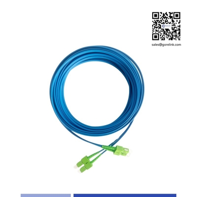 Mua Dây nhảy quang SC/APC bọc thép Singlemode Duplex 1m Vỏ LSZH Chống chuột sản xuất trực tuyến