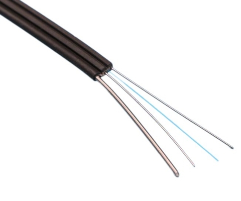 2 lõi SingleMode Fiber Optic Drop Cable 9/125 G657A1 LSZH Đối với ứng dụng ngoài trời