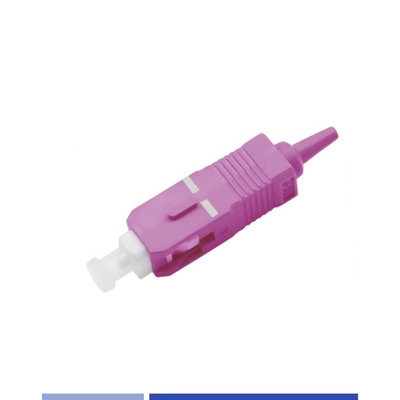 OM4 Multimode Fiber Connectors SC UPC Simplex 0.9mm Mất thấp