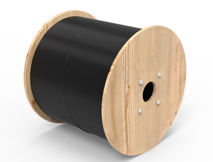 6 Sợi ngoài trời Cáp quang sợi phẳng 9/125 G657A1 LSZH Đèn