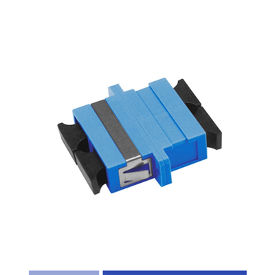 Fiber Optic Adapter Single-mode SC/UPC Duplex Optical Coupler với sợi lót màu xanh