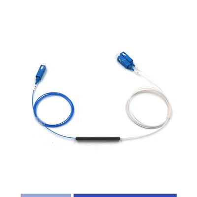 Mô-đun mini 1x2 Phân chia quang học không khối SC/UPC Đơn chế 900μM
