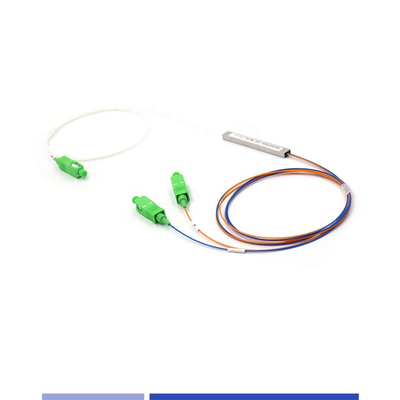 1x2 SC APC đơn chế độ phân chia năng lượng quang không blockless Mini Module 900μM