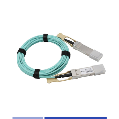 Cáp quang hoạt động 100G AOC QSFP28 đến QSFP28 OM4 Cáp 3m LSZH Jacket