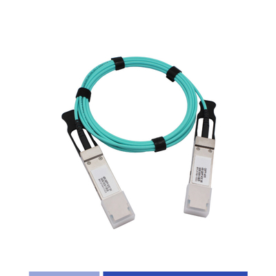 Cáp quang hoạt động 40G ((AOC) QSFP + OM3 Cáp hoạt động 1m LSZH Aqua
